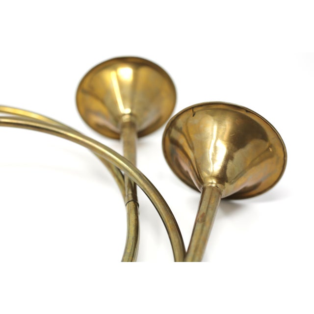 Vintage Large Brass Hunting Bugles a Pair Chairish