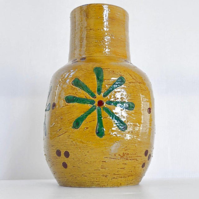 Vintage Italian Vase in Ceramic by Aldo Londo for Bitossi, 1950s For Sale - Image 4 of 8