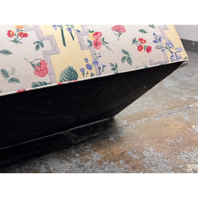 Bespoke Floral Upholstered Chaise For Sale - Image 12 of 12