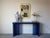 Striking 1980’s Postmodern Italian console table crafted from thick Lucite with a bold architectural design. The piece...