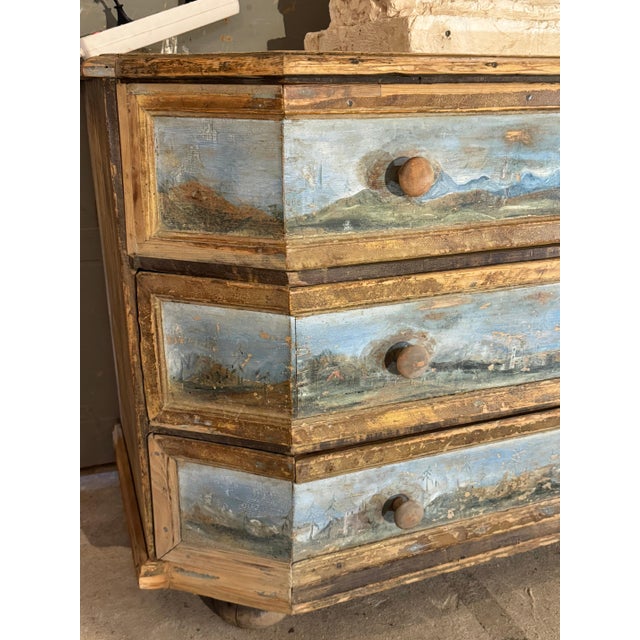 18th Century Northern Italian Painted Commode For Sale - Image 5 of 9