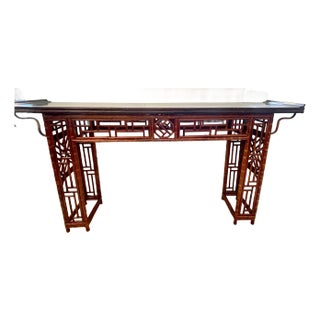 19th Century Rare Chinese Console Table For Sale