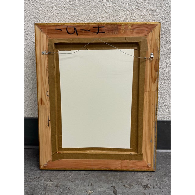 Alexander Alexandrovich Karamzin Framed Oil on Canvas, Mid 20th Century For Sale - Image 12 of 12