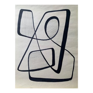 Original Pen & Ink Drawing "Connection Iv" For Sale