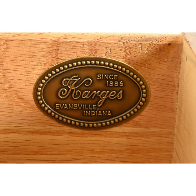 Brown Karges French Regency Louis XVI Burled Walnut Chest of Drawers For Sale - Image 8 of 14