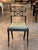 Set of Six 19th Century Black and Gilt X-Back Side Chairs For Sale - Image 4 of 10