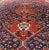 Early 20th Century Antique Persian Shiraz Rug With Tri-Medallion Geometrics in Royal Blue and Red For Sale - Image 4 of 13