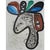 Abstract One-of-a-Kind Portrait of a Woman | Original Abstract Figurative Painting by Diane Grant | Pablo Picasso For Sale - Image 3 of 8