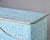 French Provincial Louis XV Style Blue-Painted Two-Door Buffet For Sale - Image 4 of 13