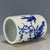 Chinese Vintage Blue & White Porcelain Brush Pot – Bird & Plum Blossom Motif, Dated 1966 For Sale - Image 3 of 9