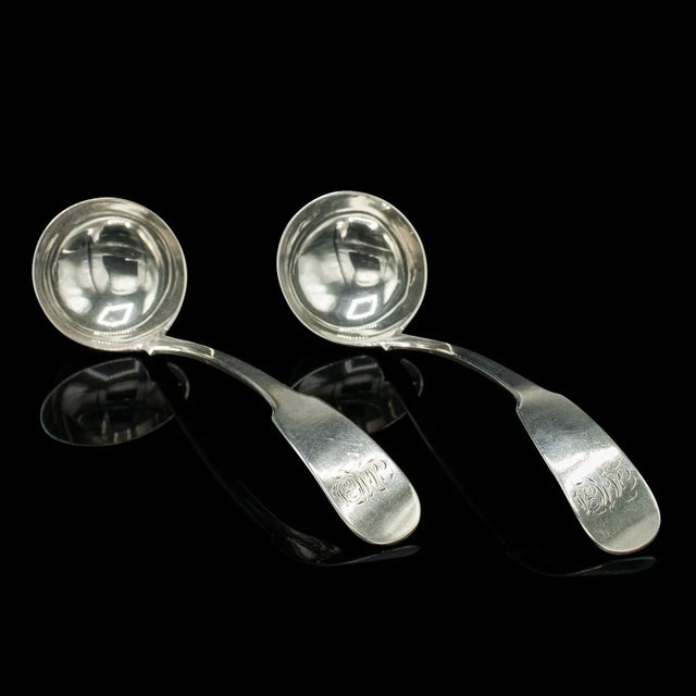 William IV 1830s Pair of Small Antique William IV Scottish Toddy Ladles For Sale - Image 3 of 10