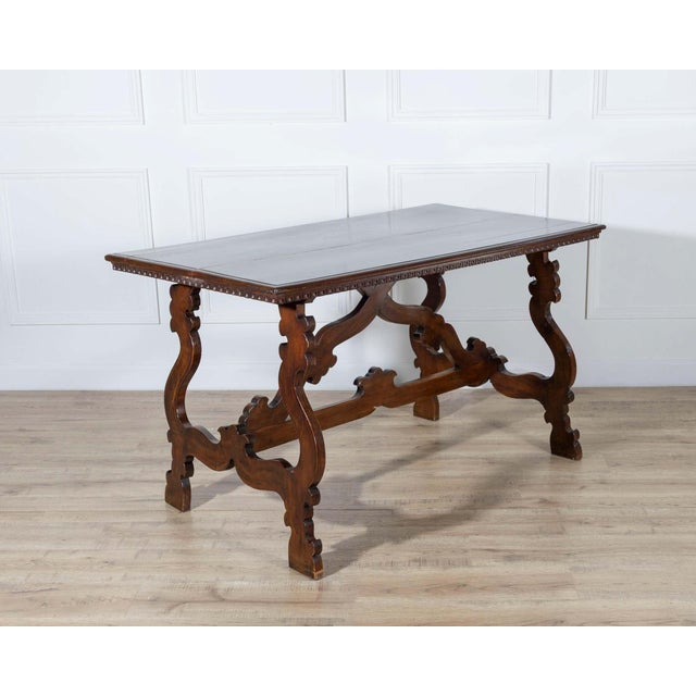 19th Century Walnut Fratino Table For Sale - Image 4 of 9