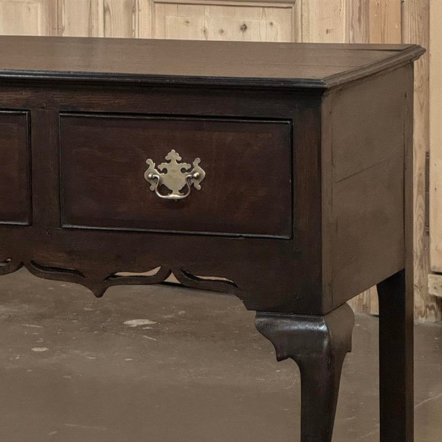 18th Century English Georgian Period Solid Oak Dresser For Sale - Image 9 of 18