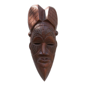 Ancestral Carved African Mask