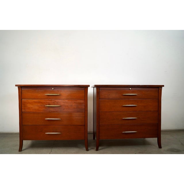 Mid-Century Modern 1950’s Mid-Century Modern Dressers by Permacraft - A Pair For Sale - Image 3 of 12