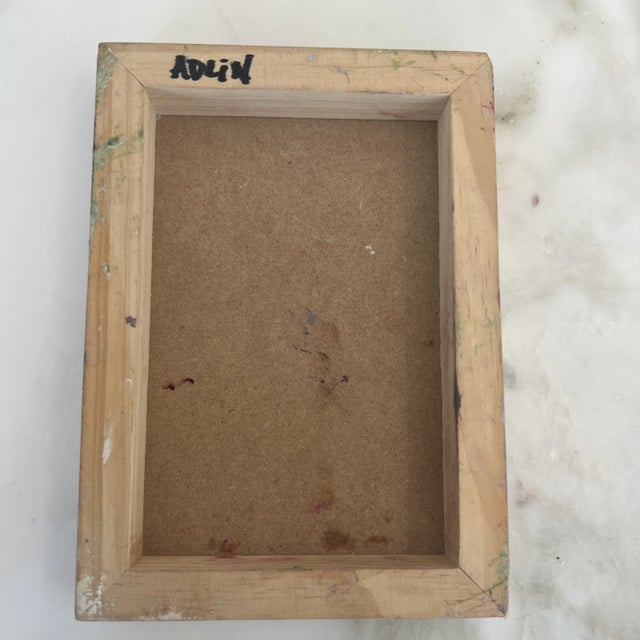 2020s Original Small Contemporary Floral Still Life Oil Painting on Board For Sale - Image 5 of 8