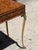 Late 20th Century Burl French Empire Style Console Table With Brass Legs For Sale - Image 10 of 11