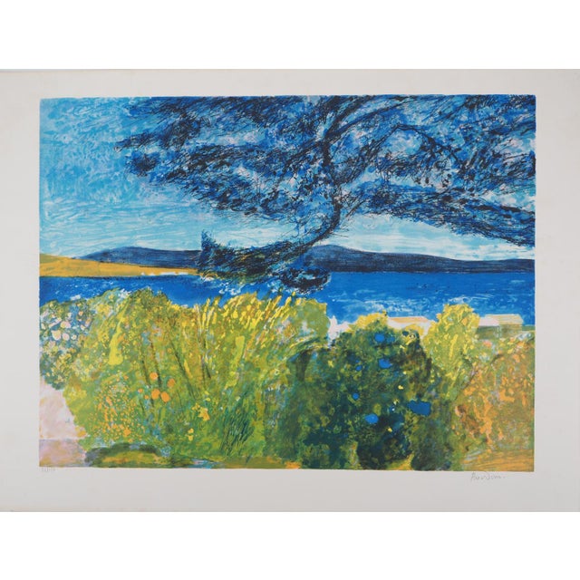 Guy Bardone, in the Shade of the Great Pine, Lithograph For Sale - Image 4 of 4