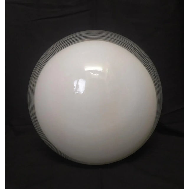 Large Wall Light Glass attributed to Leucos, Murano, 1970s For Sale - Image 3 of 7
