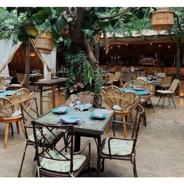 Metal Round Caldas Dinner Table by Mambo Unlimited Ideas For Sale - Image 7 of 8