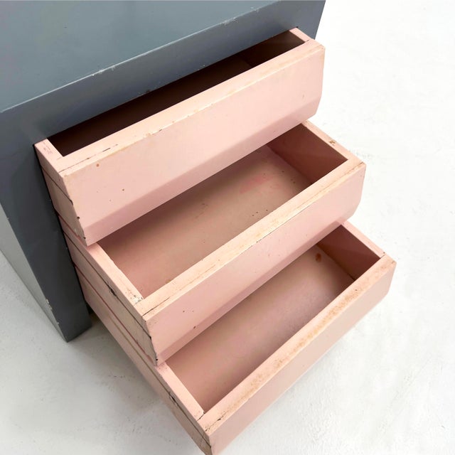 Gray Yellow Model 4601 Chest of Drawers on Wheels by Simon Fussell for Kartell, 1970s For Sale - Image 8 of 11