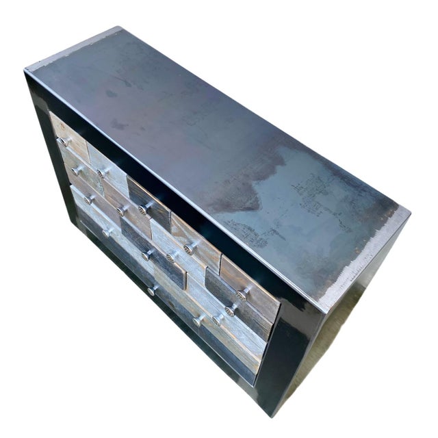 Metal Metal Chest of 15 Drawers from Loftboutik, 2010s For Sale - Image 7 of 13