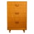 Mid Century Modern Danish Tall Boy Teak Chest of Drawers Six Drawer Dresser 1960 For Sale - Image 11 of 13