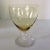 Vintage Delhi Chartreuse (Aztec Gold) Crystal Water Goblets - Set of 4 For Sale - Image 4 of 13