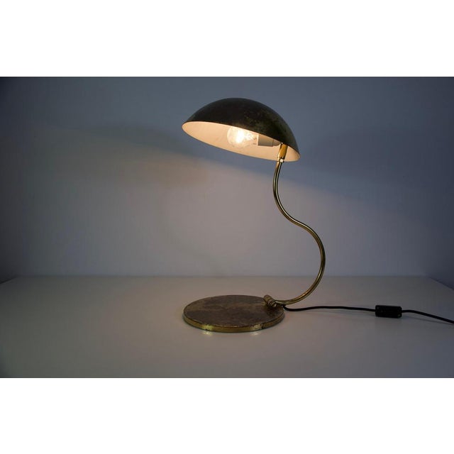 Mid-Century Brass Table Lamp, Italy, 1960s For Sale - Image 6 of 16