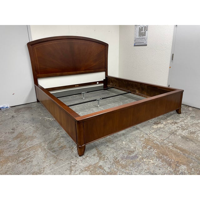 California King Thomasville Humphrey Bogart Maple Bed Frame Chairish