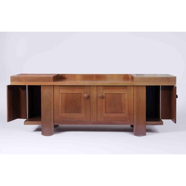 This sculptural sideboard, designed by Silvio Coppola for Bernini during the early 1960s, exemplifies the architect’s...