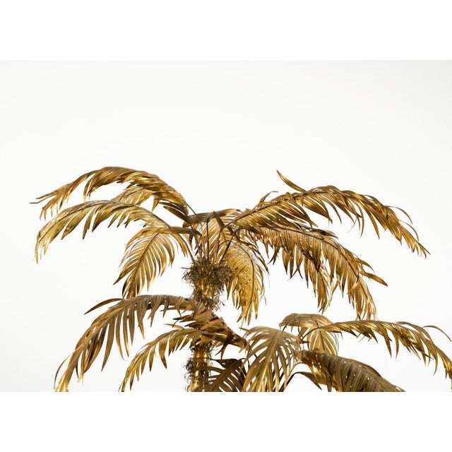 Palm Trees Three Trunks Model with Leaves from Maison Charles, 1960s, Set of 2, in Very Good conditions. Designed 1960 to...
