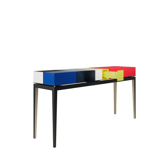 Proportion II Console Table by Malabar For Sale - Image 11 of 17