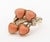 Contemporary Vintage Modernist 14k Yellow Gold Coral Diamond Ring For Sale - Image 3 of 7
