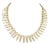 Gurhan Sunflower Sterling & 24k Gold Hammered Necklace For Sale