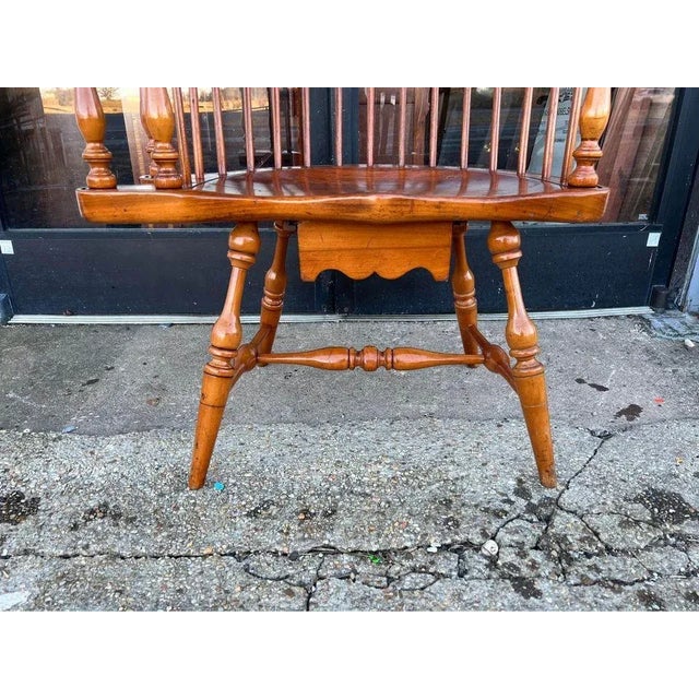 20th Century Colonial Revival, Windsor Writing Armchair For Sale - Image 11 of 12