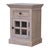 Minimalism Chestnut Solid Wood Sideboard With Glass Doors For Sale - Image 3 of 8