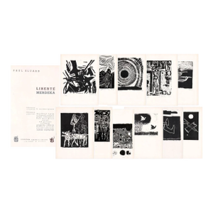 1967 Liberte Indonesian Portfolio of Linocuts - Set of Eleven