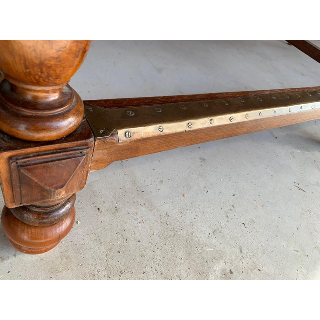 12 Foot Oval Center Table with Drawers in Both Sides, 20th Century For Sale - Image 14 of 18