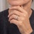 Late 20th Century Late 20th-Century Platinum Tiffany and Co Natural Diamond Channel Band, Size 6.5 For Sale - Image 5 of 5