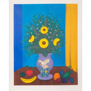 Vase, Lawrence Lebduska Screenprint Poster For Sale