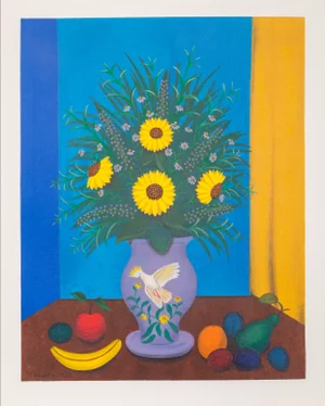 Vase, Lawrence Lebduska Screenprint Poster