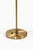 Gold Floor Lamp in Brass attributed to Frits Schlegel and Vilhelm Lauritzen, 1940s For Sale - Image 8 of 9
