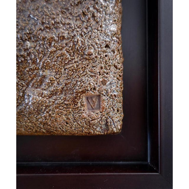 Patina I Ceramic Mural by Audrey Vo Van For Sale - Image 6 of 8