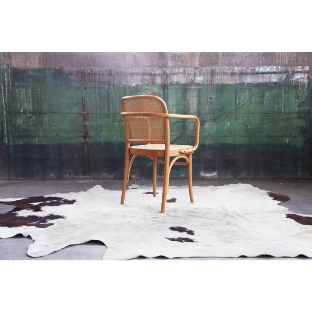 Original Vintage Josef Frank Josef Hoffmann Bentwood Beech Prague Model 811 Chair Armchair For Sale - Image 6 of 10