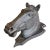 19th Century Wooden Horse Head Trade Sign For Sale