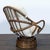 Vintage 1970’s Rattan Lounge Chair With Cushions For Sale - Image 4 of 9