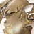 Brutalist 1960s Brutalist Brass Wall Sculpture in Leaves Form For Sale - Image 3 of 5