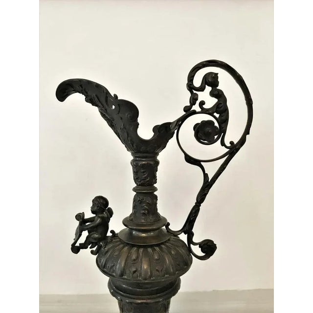 Neo-Renaissance Angel Ewer, 19th Century For Sale - Image 3 of 13