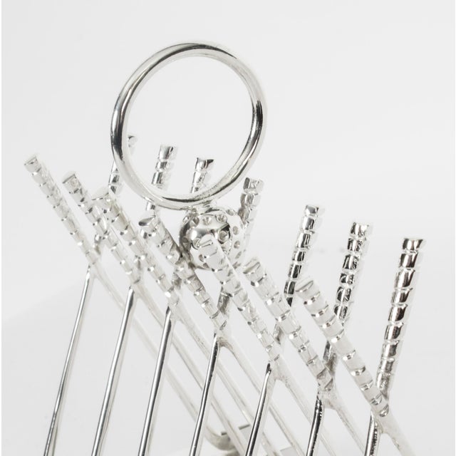 Vintage Silver-Plated Toast Rack, 1980s For Sale - Image 3 of 15